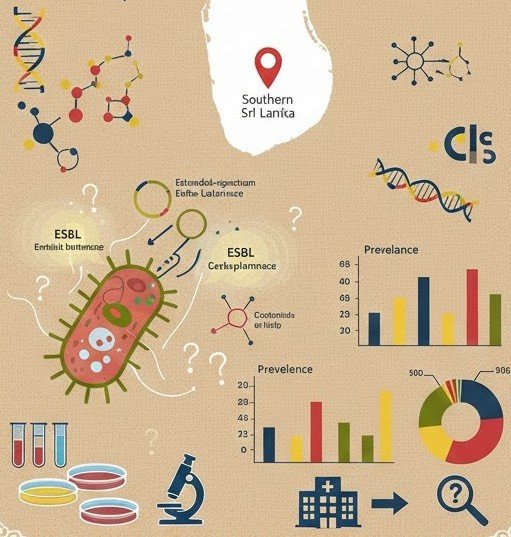 Molecular characterization of extended-spectrum beta-lactamase and carbapenamase-producing Enterobacteriaceae in Southern Sri Lanka